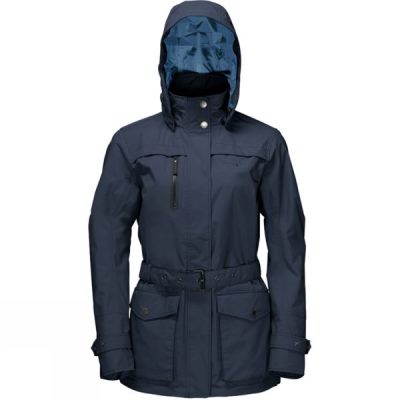 Parka Jack Wolfskin Kimberley Mujer - Azul Marino - Chile ZNW163924